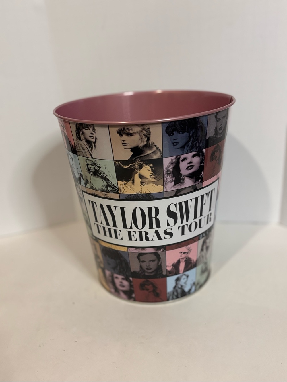 Taylor Swift Multicolor Eras Tour Collectible Bucket - Pink Interior